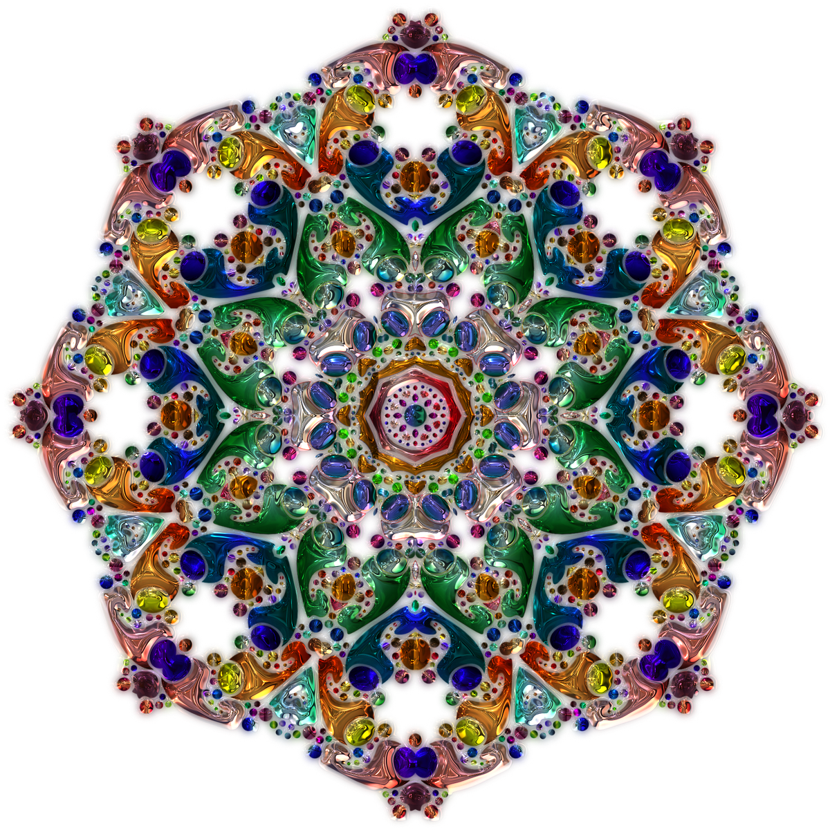 Mandala About Colorful - Mandala (1280x1280), Png Download