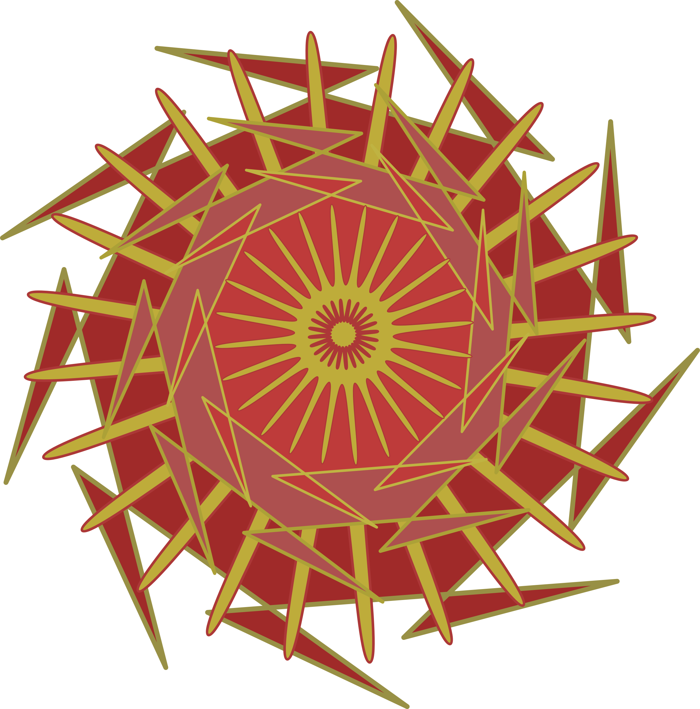 Big Image - Mandala Fireball (2370x2400), Png Download