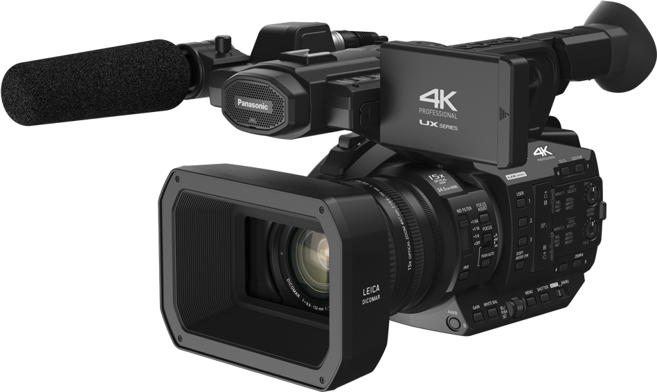 Panasonic Ag-ux90 4k Camcorder - Panasonic Ux180 (1024x735), Png Download