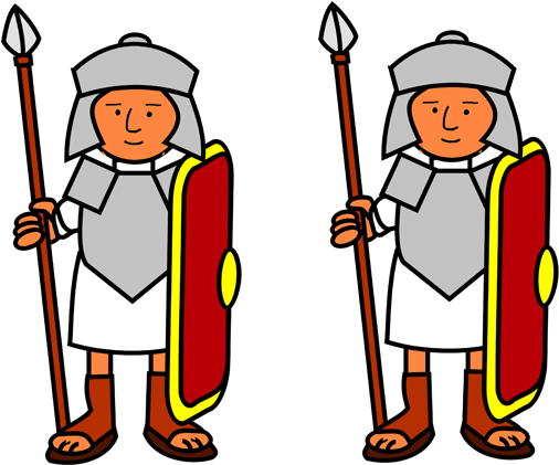 Bible Clipart Soldier - Roman Soldier Clip Art (700x467), Png Download