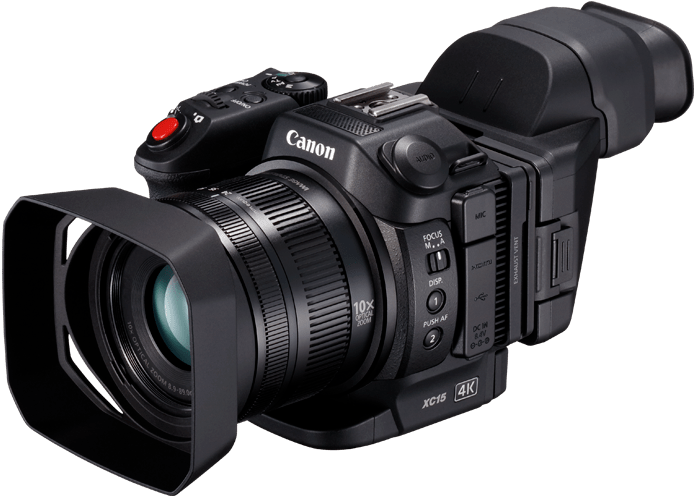 Canon Xc-15 4k Uhd Camcorder - Canon Xc15 4k Professional Camcorder (800x524), Png Download