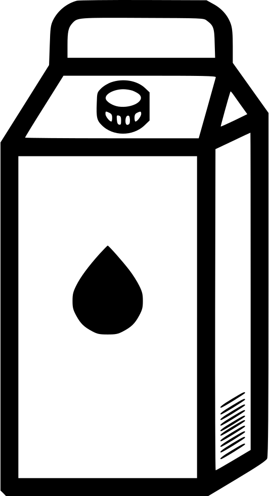 Png File Svg - Milk Package Icon (532x980), Png Download