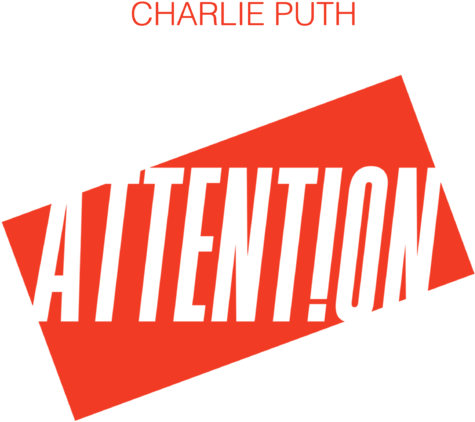 Bleed Area May Not Be Visible - Charlie Puth Attention Png (495x700), Png Download