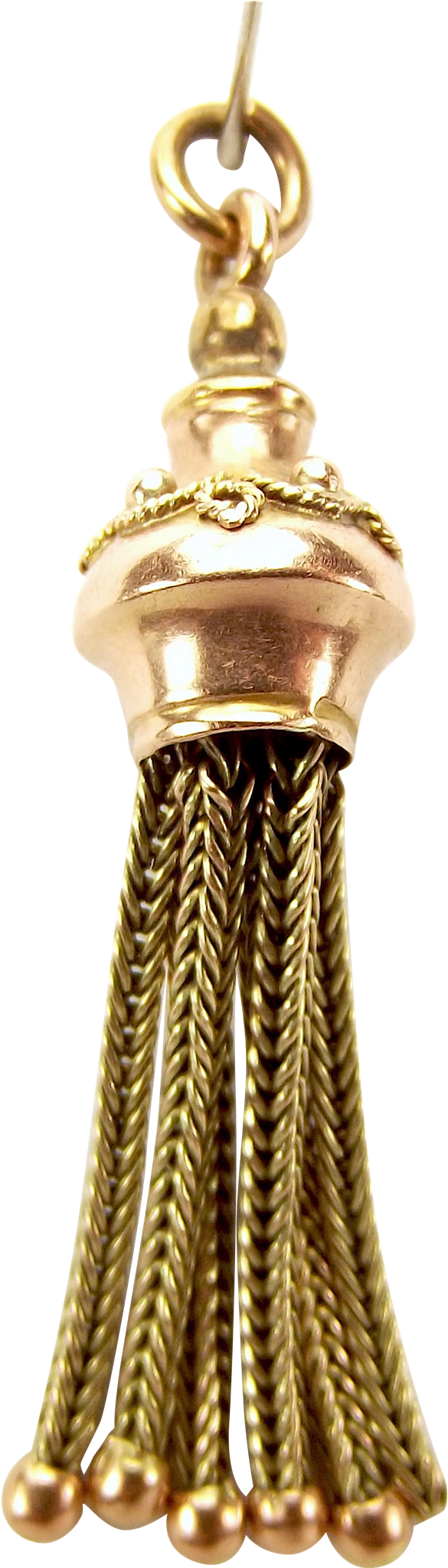 Tassel Png - 9ct Gold Tassel Charm (2048x2048), Png Download