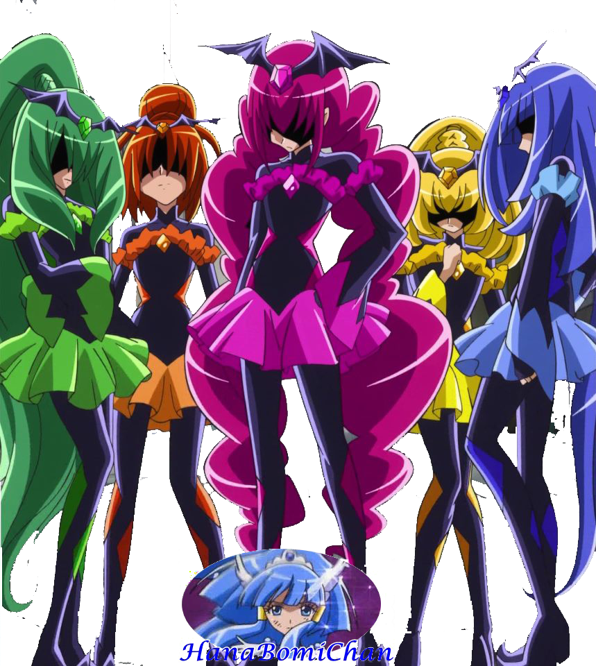 The Glitter Force Dark Transformation Force Pictures, - Smile Pretty Cure Dark (859x960), Png Download