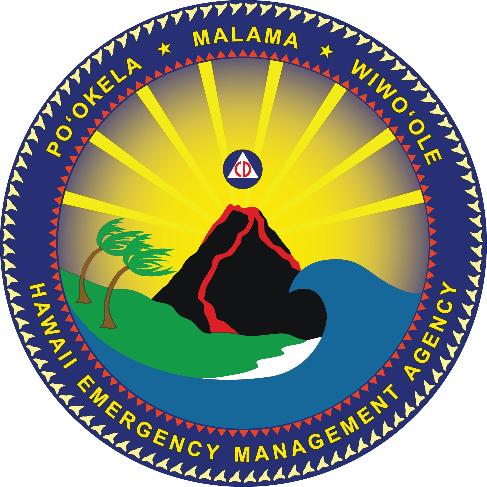 Hi-ema Ballistic Missle Resources Summary - Hawaii Civil Defense (1847x1847), Png Download