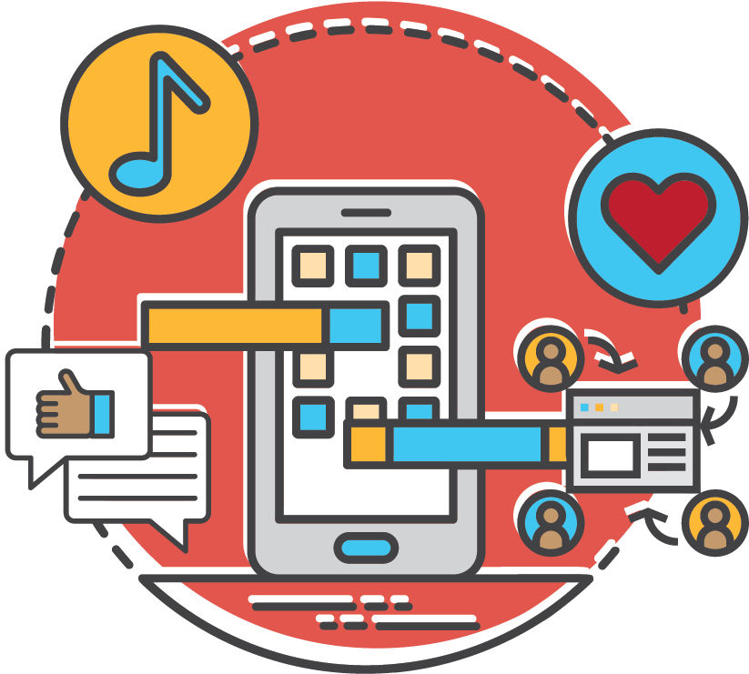 Social Media - Illustration (1600x1200), Png Download