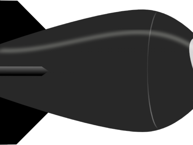 Missile Clipart Hiroshima Bomb - Airplane (640x480), Png Download