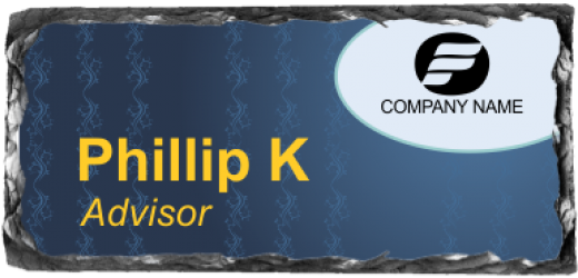 Gray Waves Rock Name Plate - Frontier Airlines (540x720), Png Download