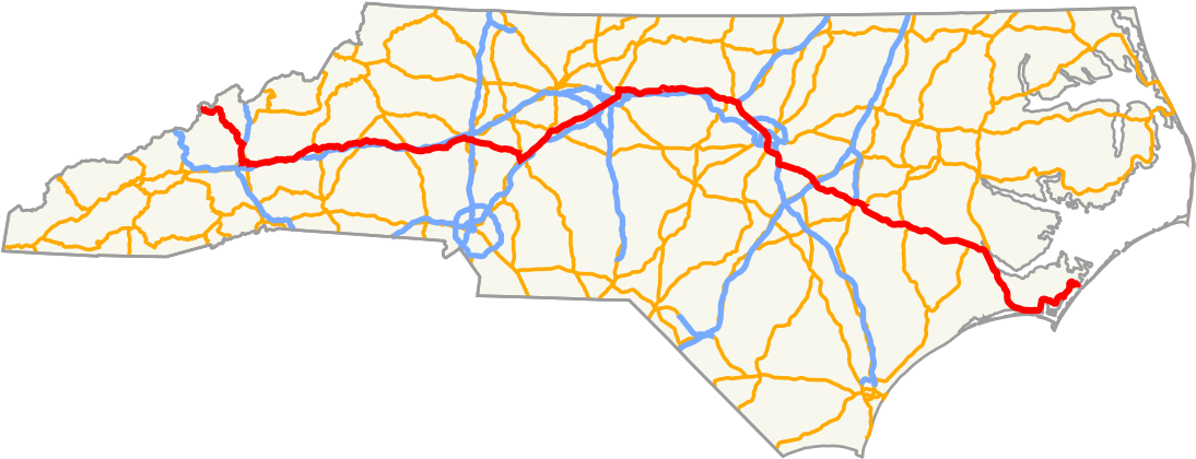 Future Interstate 42 Map (1200x706), Png Download