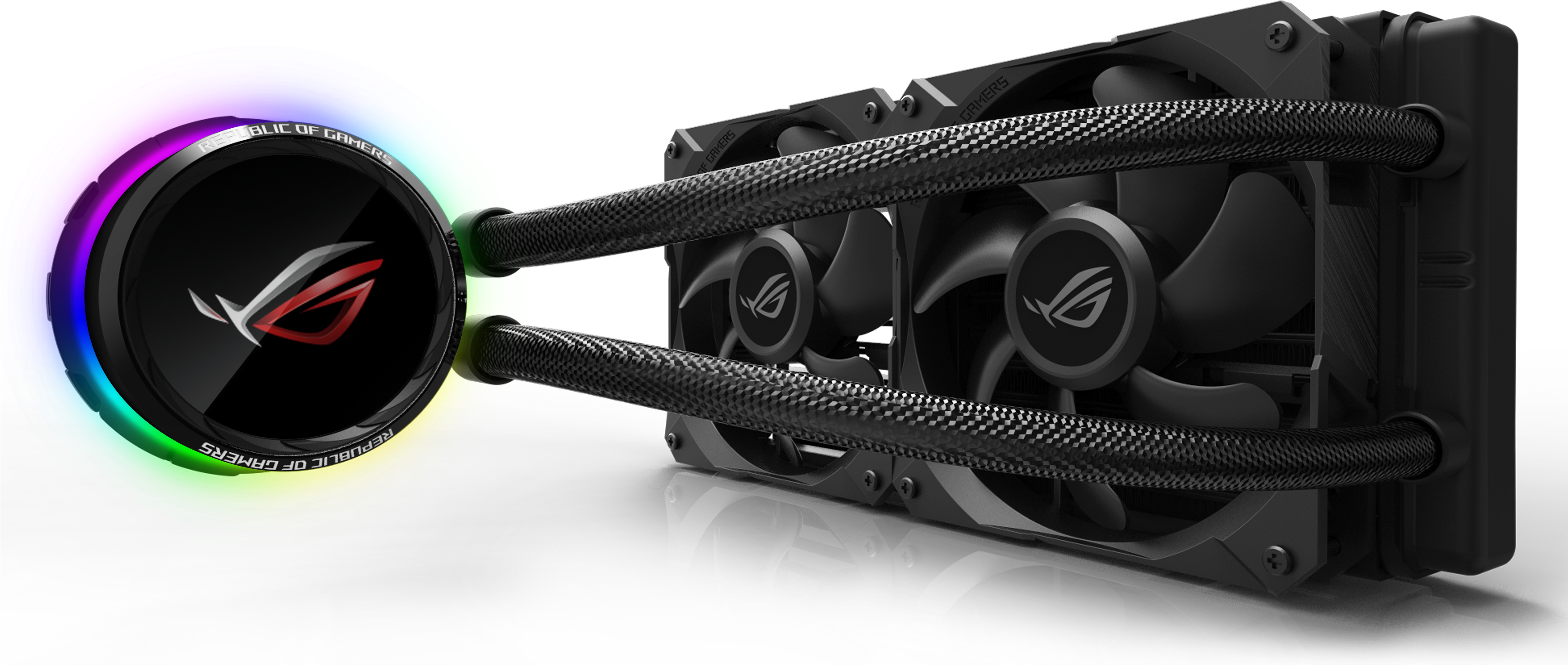 The Ryuo Is The Smaller Version, Offered In 240mm And - Asus Rog Aio Cooler (3508x2480), Png Download