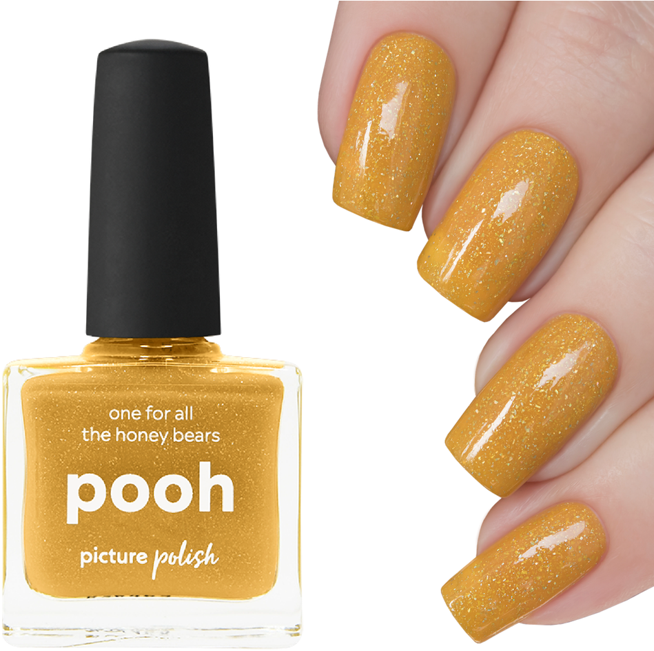 Nail Polish Pooh - Nail (1000x1000), Png Download