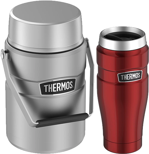 Big Boss Food Jar And 16oz Tumbler - Vacuum Flask (970x600), Png Download
