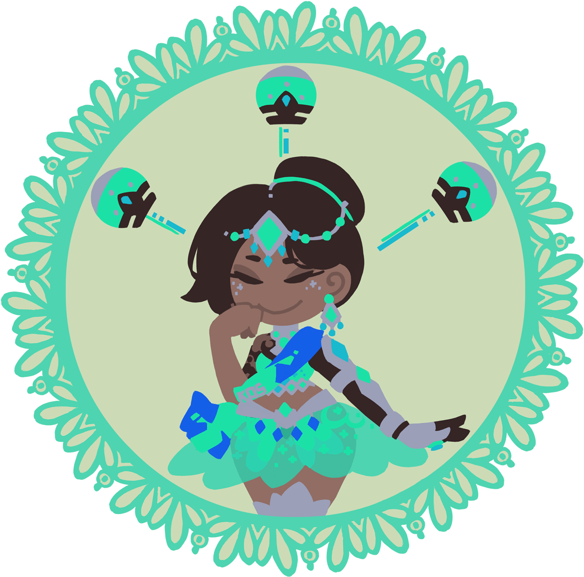 Somesaykosm The New Symmetra Skin Is So Good <3 Pic - Figure Skater Symmetra (1200x1200), Png Download