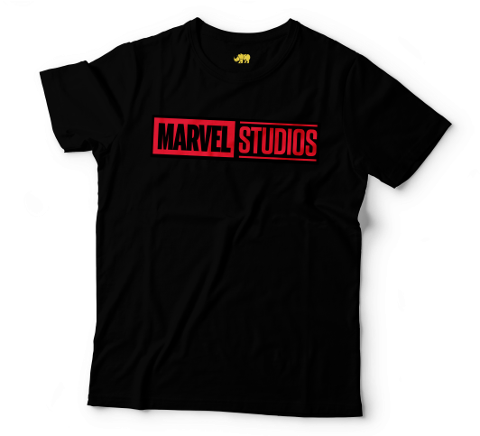 Áo Thun Logo Marvel Studios Màu Đen - Active Shirt (600x641), Png Download