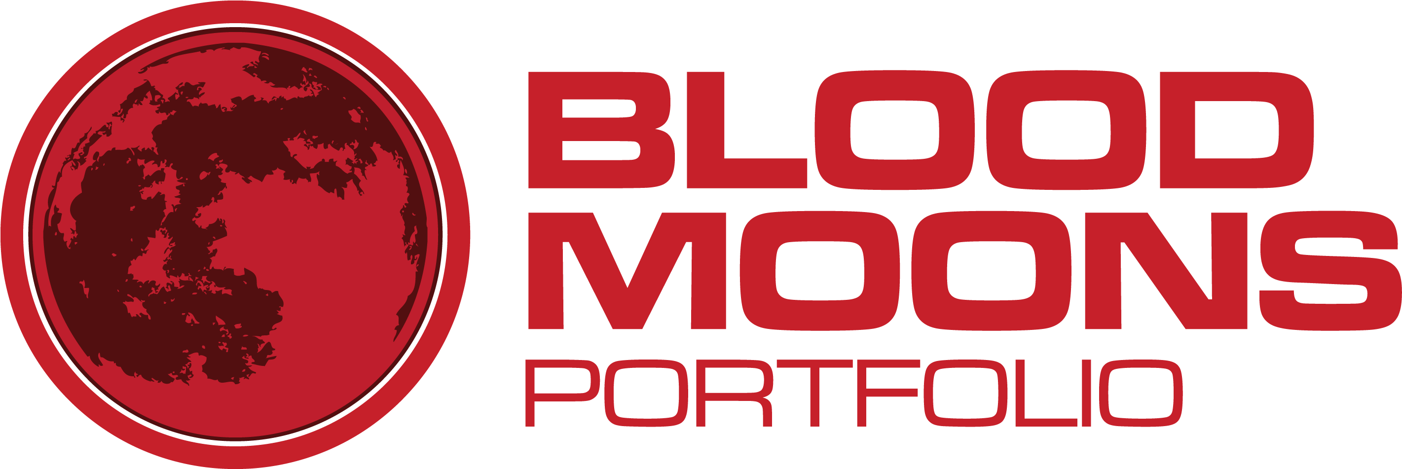 Blood Moons Portfolio Book Promo - Circle (2849x950), Png Download
