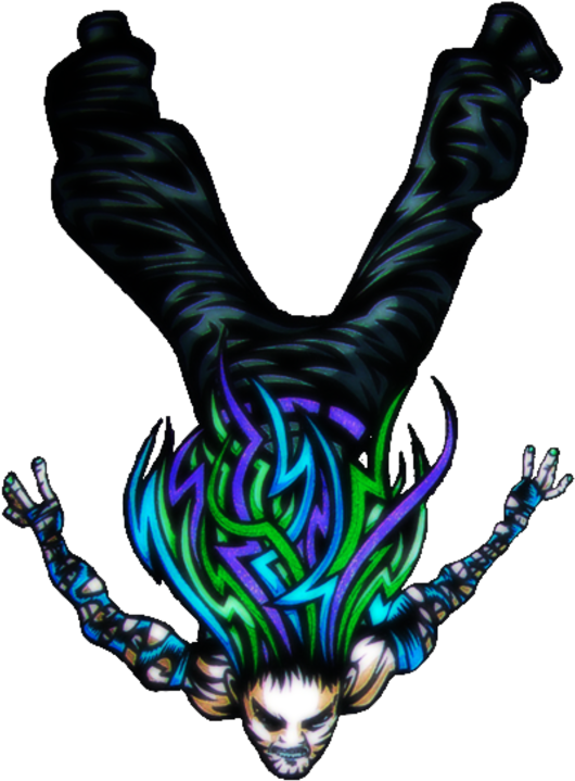 Jeff Hardy Pendant Un Swanton Bomb - Hardy Boyz (550x747), Png Download