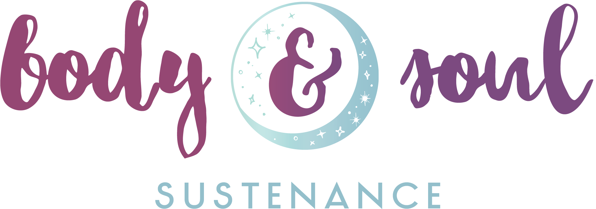 Cropped Body Soul Moon Stars 2 - Calligraphy (2337x923), Png Download