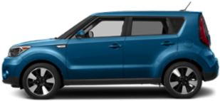 2019 Kia Soul - 2014 Blue Kia Soul (320x240), Png Download
