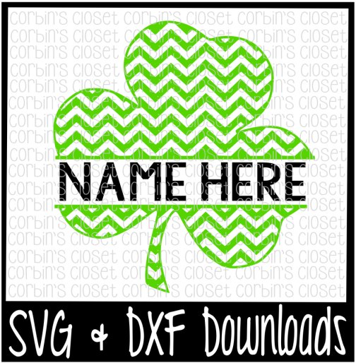 Free Chevron Clover * Clover * St Patrick's Cutting - Illustration (800x532), Png Download
