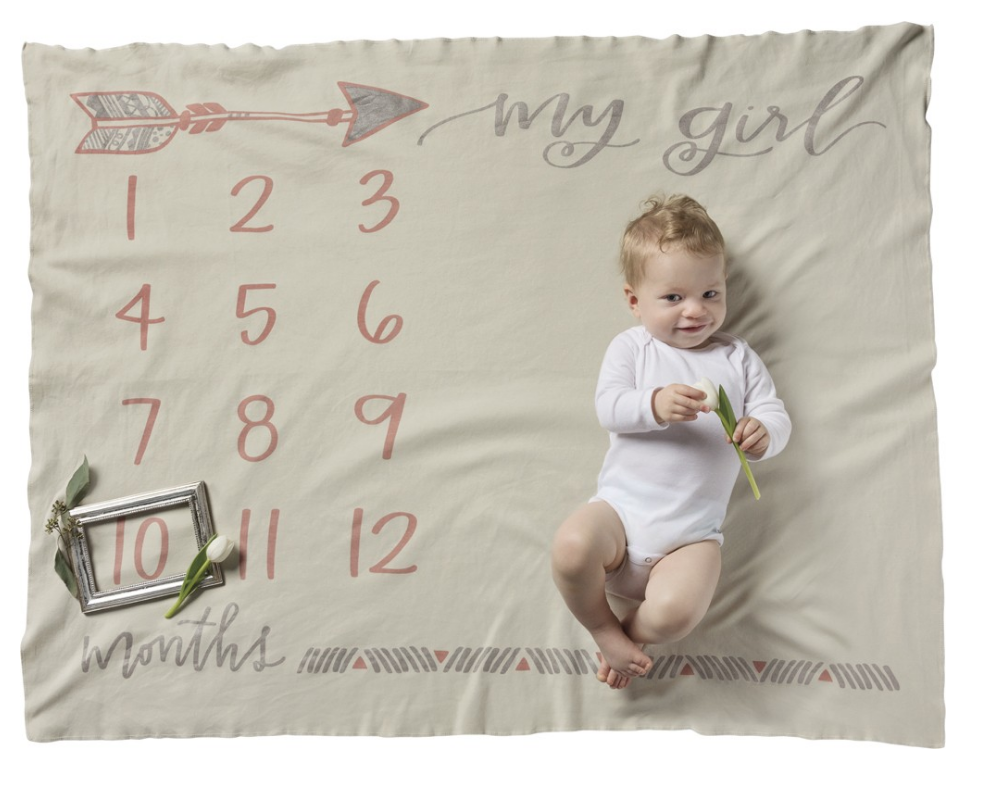 "my Girl" First Years Milestone Blanket - Baby (997x998), Png Download