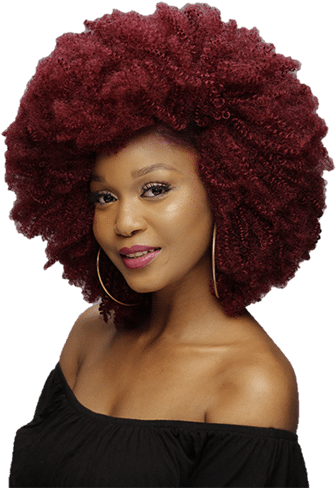 Afro Kinky - Afro Weavon Styles (620x600), Png Download