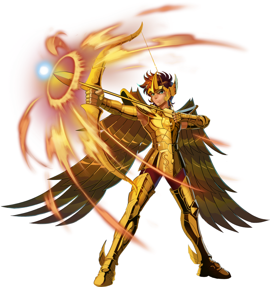 Sagittarius Aiolos - Aiolos De Sagitário Art (1024x1024), Png Download