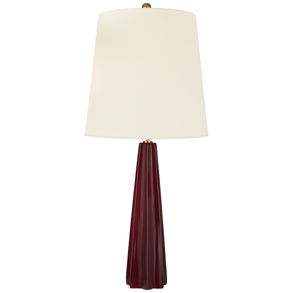 Minerva Large Table Lamp In Garnet With Natural - Lamp (1000x1000), Png Download