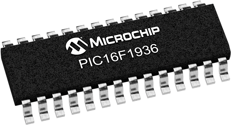 Microchip Pic16x84 (849x460), Png Download