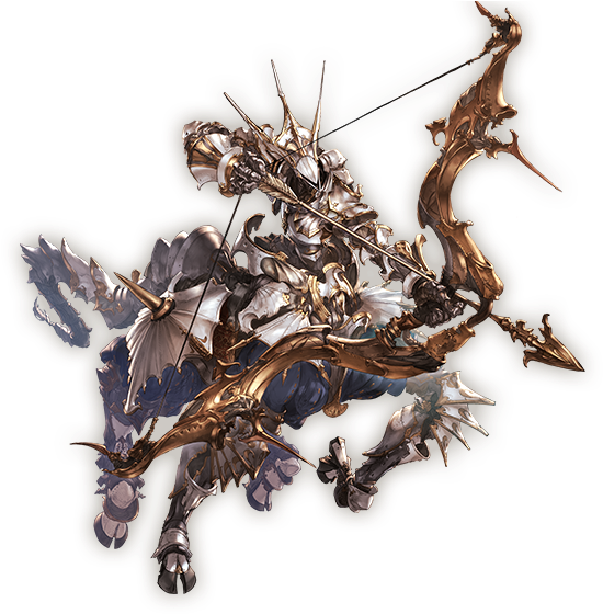 Sagittarius Was Created From A Revered Sage Chosen - Granblue Fantasy Monsters (571x580), Png Download
