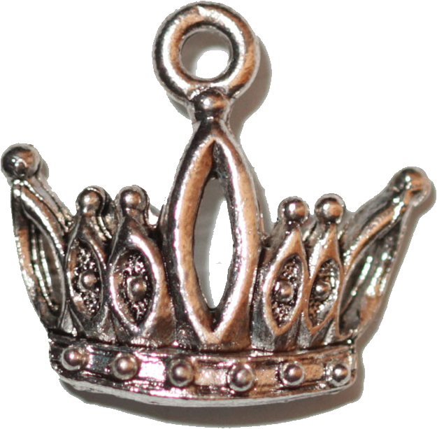 Crown - Silver - Tiara (625x613), Png Download