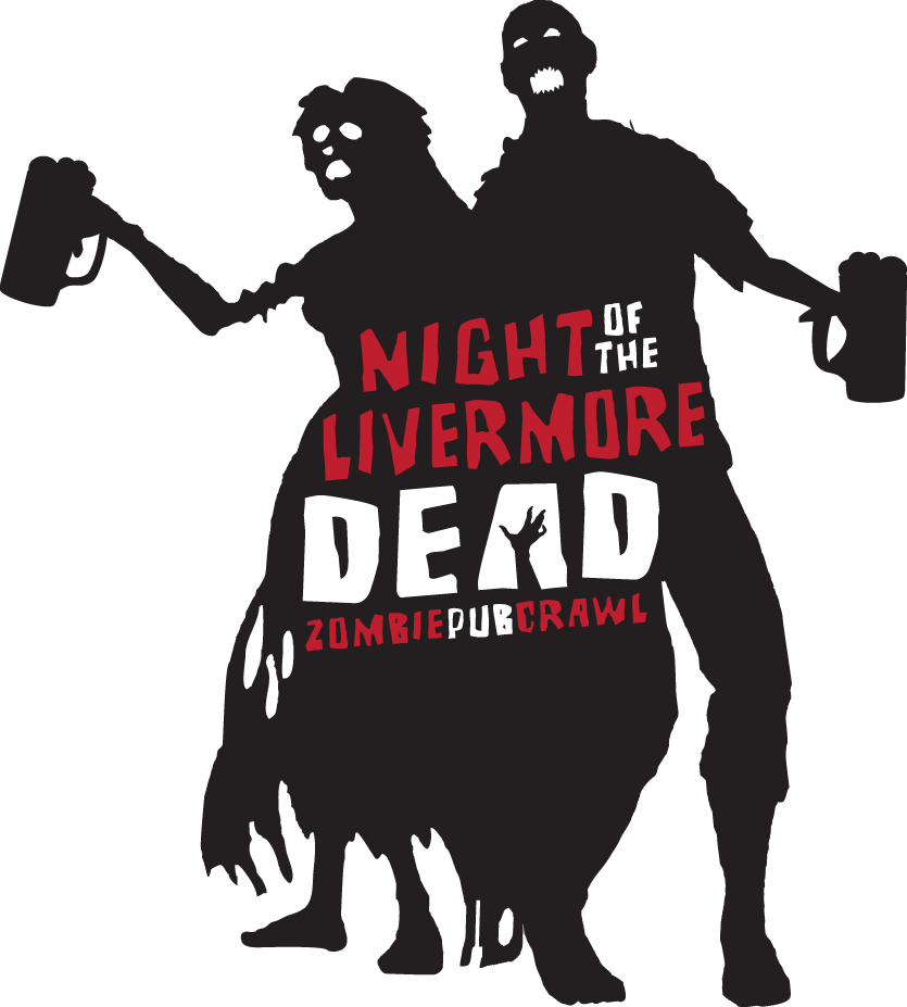 Night Of The Livermore Dead - Wall Decal (835x927), Png Download