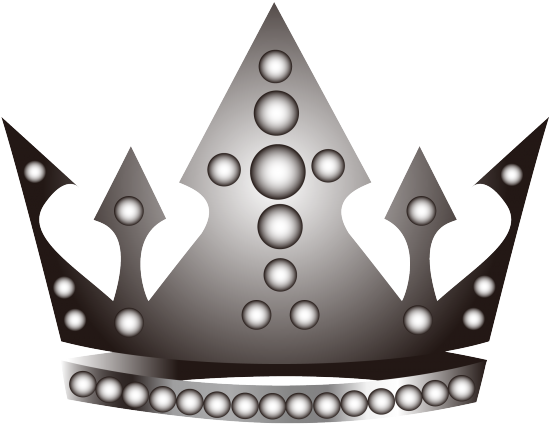 Silver Clipart Grey Crown - Free Vector Crown (640x480), Png Download