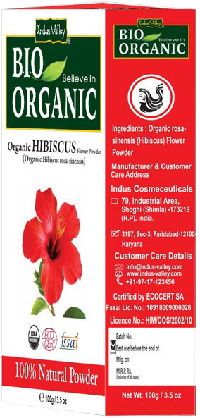 Bio Organic Hibiscus Flower - Chinese Hibiscus (576x640), Png Download