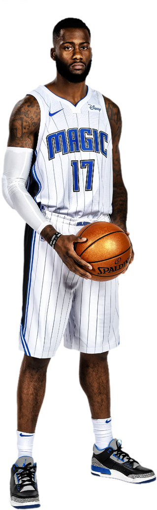 Jonathon Simmons - Basketball Player (343x1039), Png Download