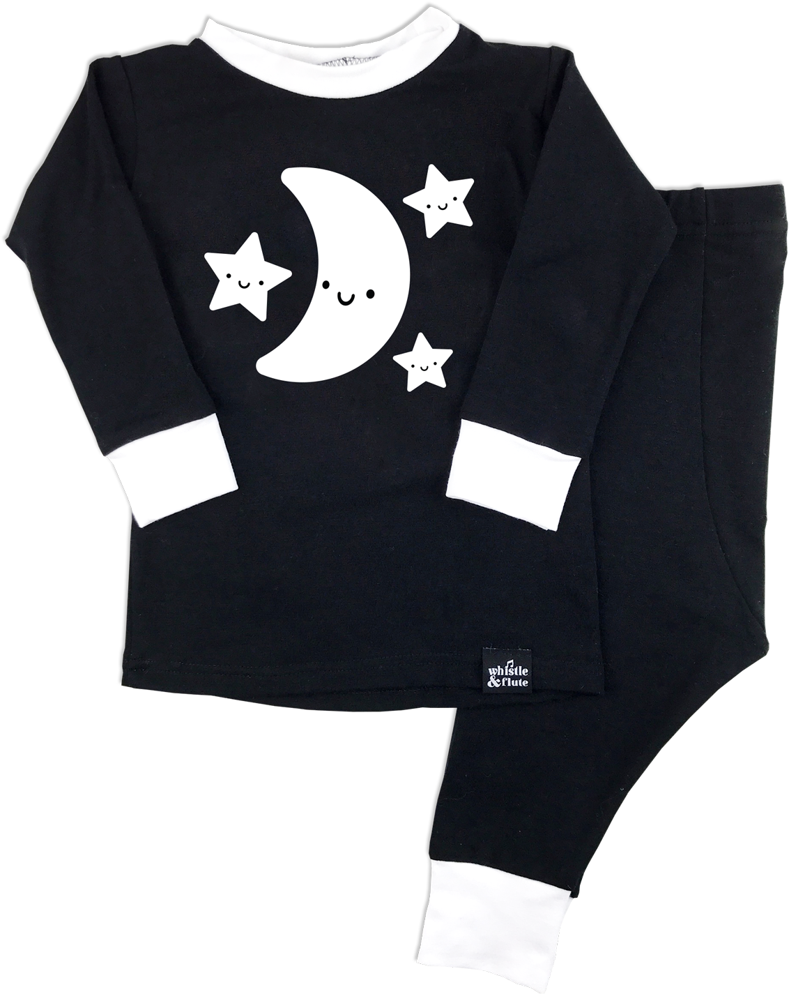 Kawaii Moon & Stars Pyjama Set - Pajamas (1500x1500), Png Download