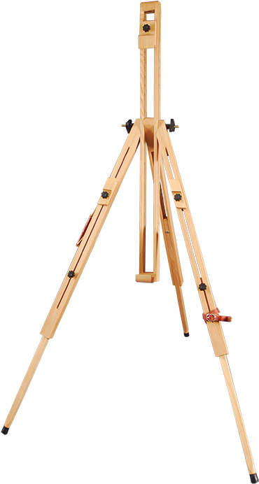 Easel Stand Wooden - Adjustable Wooden Easel (430x874), Png Download