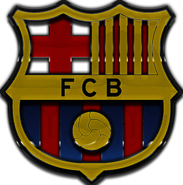Escudo Ultrametalizado F - Fc Barcelona (592x599), Png Download