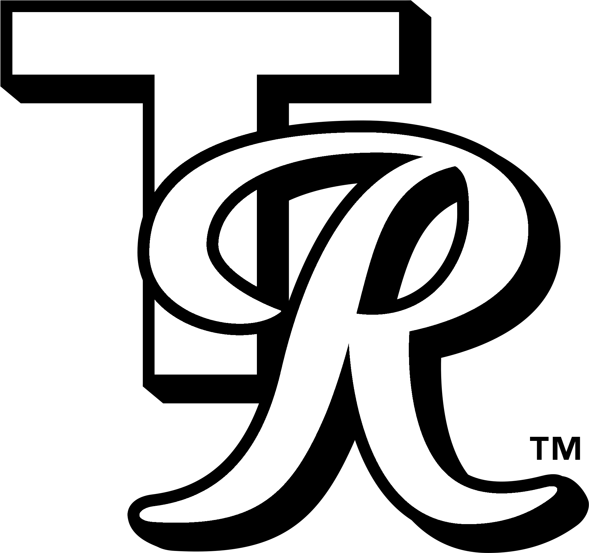 Tacoma Rainiers Logo Black And Ahite - Tacoma Rainiers (2400x2400), Png Download