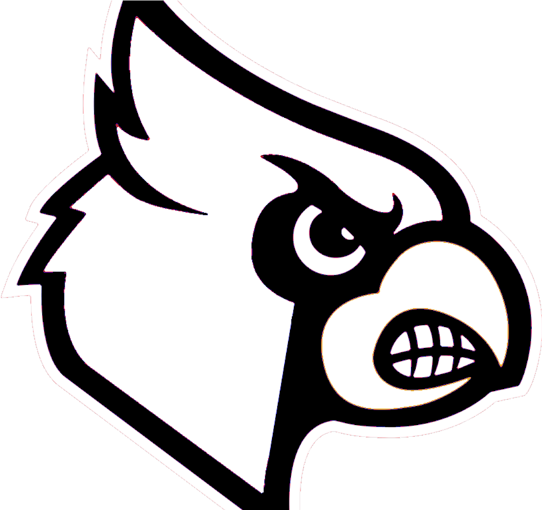 Az Cardinals Coloring Pages With Cardinal Sheets Seatle - Louisville Cardinals Coloring Pages (1136x1050), Png Download