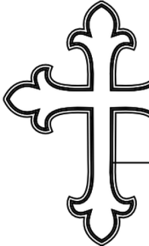 Cross Clipart Black And White - Cross Clipart Black And White Png (640x480), Png Download