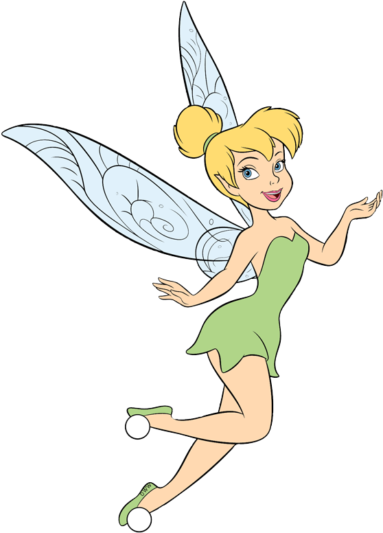 Tinker Bell - Cartoon (562x782), Png Download