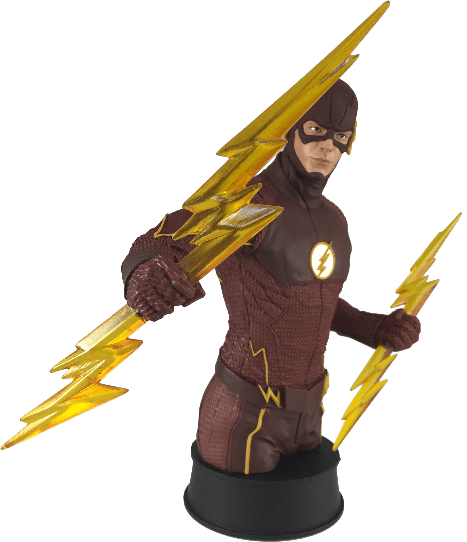 Based On The Hit Cw Show The Flash, This Hand Painted, - Icon Heroes Flash Bust (2228x2228), Png Download