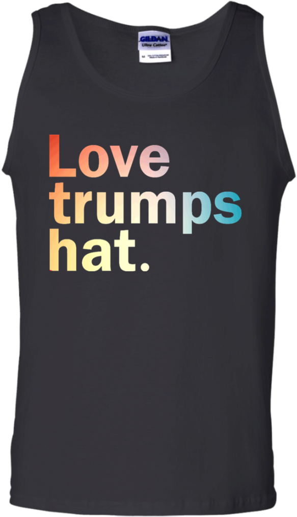Love Trump Hat Tank Top - Shirt (1024x1024), Png Download