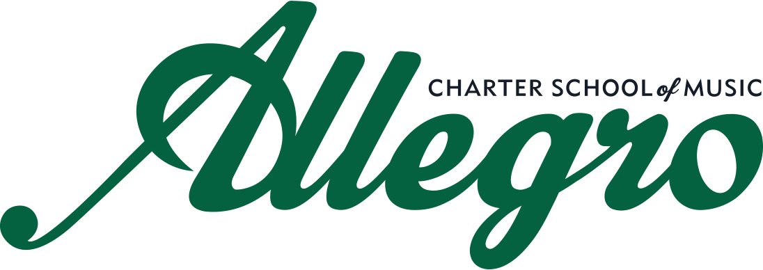 Allegro Charter School Of Music (1096x388), Png Download