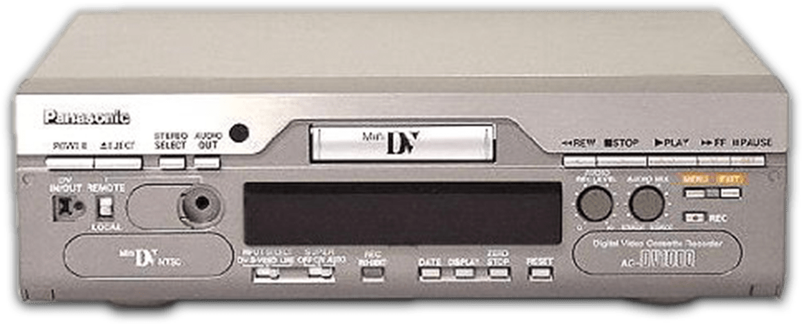 Panasonic Ag Dv1000 Mini Dv Vcr Southern Advantage - Cassette Deck (1200x1080), Png Download