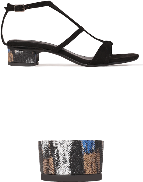 Brush Stroke - High Heels (500x902), Png Download