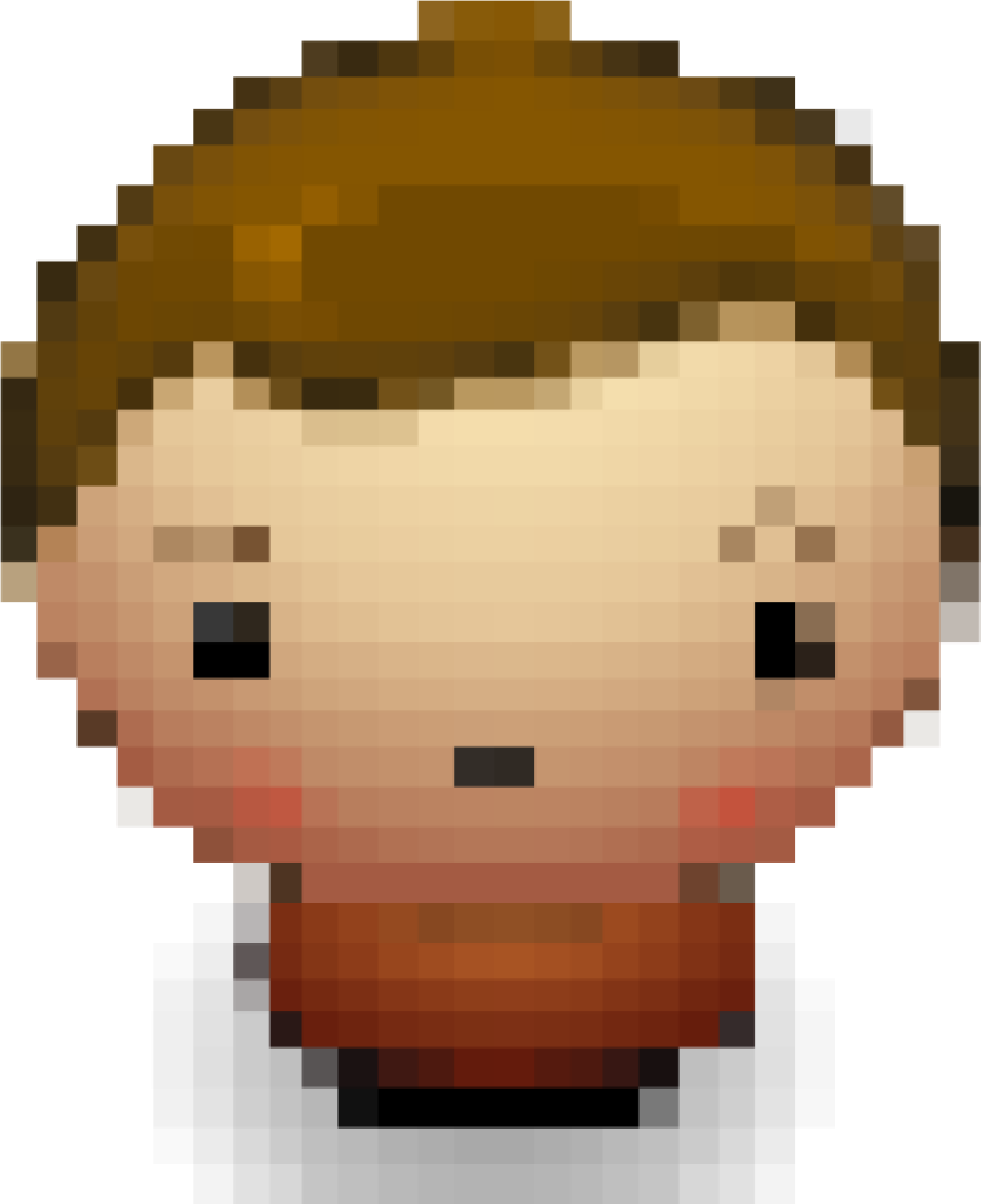 Deadpool Logo Pixel Art (2048x2048), Png Download