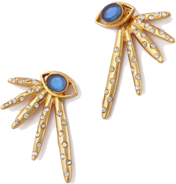 The Evil Eye - Earrings (960x960), Png Download