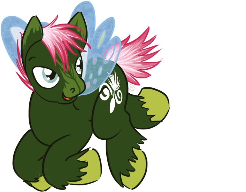 Mimosa, The Tropical Dryad By Mechafone - Cartoon (861x672), Png Download